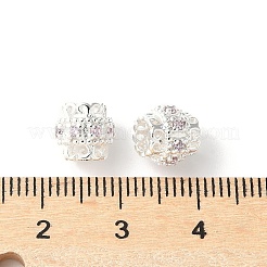 Messing Mikro ebnen Zirkonia European Beads&nbsp;KK-U067-08S-05