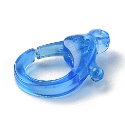 Karabinerverschlüsse aus transparentem Kunststoff&nbsp;KY-H005-A09