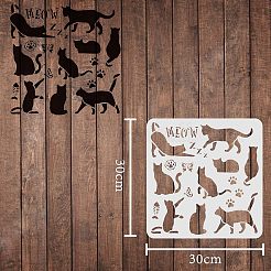 Wiederverwendbare Zeichenschablonen aus Kunststoff&nbsp;DIY-WH0172-294
