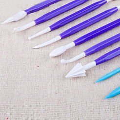 Ensembles d'outils d'argile en plastique&nbsp;LS-AJEW-L072-25