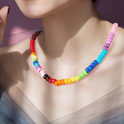 1200 Stück 2 Stil 3 Farben gemischte Wirkung Acrylperlen aus Europa&nbsp;OACR-SZ0001-28