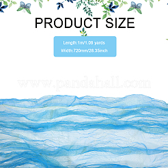 Organza-Spitzenstoff mit Farbverlauf&nbsp;DIY-WH0308-575