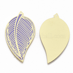 Colgantes grandes esmalte de latón&nbsp;KK-N223-15D