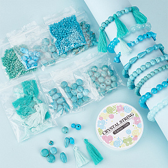 DIY-Set zur Herstellung von Steinarmbändern&nbsp;DIY-NB0009-30