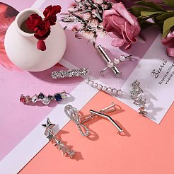 13pcs 13 Arten Zinklegierung Schuhe Schnallenclips&nbsp;FIND-SZ0001-46P