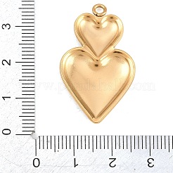 Pendentifs en acier inoxydable 304 émaillés&nbsp;STAS-G392-03G-04