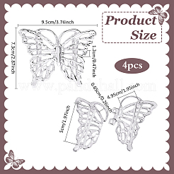 Hebillas de palanca para coser de aleación de zinc&nbsp;FIND-WH0365-150P