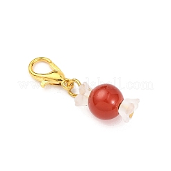 6 décoration suspendue en verre pour bonbons&nbsp;HJEW-JM04363-02