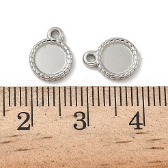 Cabochon pendenti in acciaio inossidabile 304&nbsp;STAS-D127-02P
