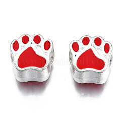 Perles européennes d'émail en alliage&nbsp;LS-MPDL-T005-003D-RS