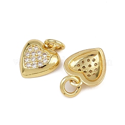 Pendentifs avec zircon cubiques à micro-pavés en laiton&nbsp;ZIRC-I367-04G-07