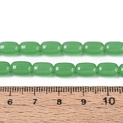 Fili di perline giada di vetro imitato&nbsp;GLAA-T028-14J-A03