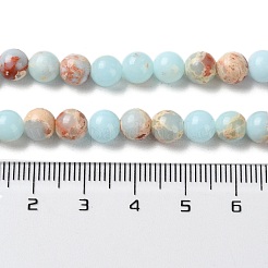 Synthetische imperiale Jaspis-gefärbte Perlenstränge&nbsp;X-G-D077-A01-01I