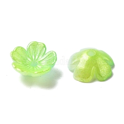 Tapas de abalorios acrílicas de color degradado&nbsp;OACR-Z028-01C