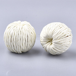 Perles tissées à la main en papier&nbsp;WOVE-Q077-14A-07