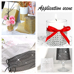 24 Reihe Strassbesatz aus Kunststoffgitter&nbsp;DIY-PH0001-25