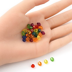 315pcs 7 Farben transparente Acrylperlen&nbsp;TACR-YW0001-77