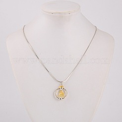 Alliage de pierre naturelle pendentifs&nbsp;NJEW-JN00907
