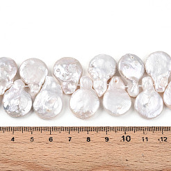 Natürliche Barock Keshi Perlen Stränge&nbsp;PEAR-S018-15
