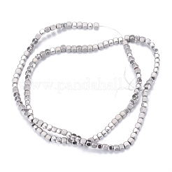 Pvd vuoto placcatura elettrodeposizione fili di perle di ematite sintetica non magnetica&nbsp;X-G-Q467-11A