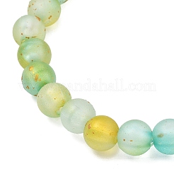 Pulseras elásticas de cuentas acrílicas esmeriladas para mujeres y hombres.&nbsp;BJEW-JB13591