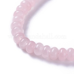 Bracelets réglables en quartz tressé de quartz rose naturel&nbsp;BJEW-F369-A13