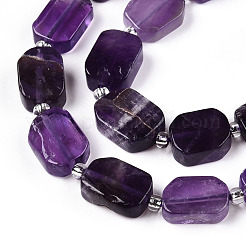Natürlichen Amethyst Perlen Stränge&nbsp;G-T138-06
