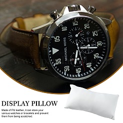 Exhibición del reloj del brazalete de la joya de la almohada de cuero&nbsp;BDIS-H015-1