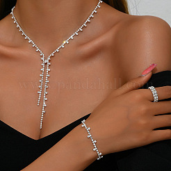 Collier pendentif pompon en alliage de strass&nbsp;FS-WG7E587-02