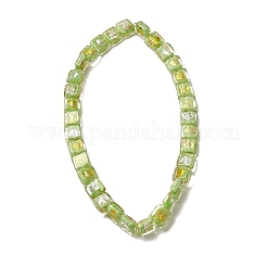 Perles de verre faites à la main en feuille d'or et en feuille d'argent&nbsp;FOIL-C001-01A-10