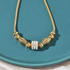 Armbänder aus Polymer-Ton im europäischen Stil und 201 Perlen aus Edelstahl&nbsp;BJEW-G765-02G