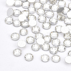 Glas flach zurück Strass Cabochons&nbsp;LS-RGLA-S002-16SS-37