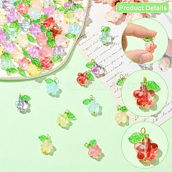 Ciondoli in vetro 90pz 9 colori&nbsp;PALLOY-CJ00057