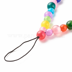 Cinturini mobili con perline di resina rotonde&nbsp;HJEW-JM00583