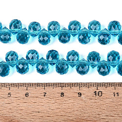 Chapelets de perles en verre transparente  &nbsp;GLAA-Q116-01A-B13