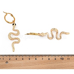 Orecchini a cerchio in lega&nbsp;LS-EJEW-R021-04KCG-03