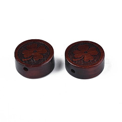 Mala-Perlen aus natürlichem Sandelholz&nbsp;WOOD-N013-052