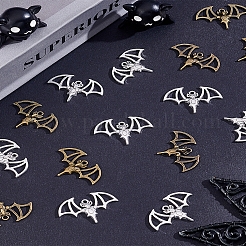Halloween thema 50 stücke 2 farben legierung tibetischen stil anhänger&nbsp;FIND-LP0001-89