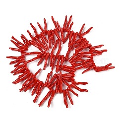 Undurchsichtige Acryl-Perlenstränge aus Korallenimitat&nbsp;X-SACR-P033-01A-06