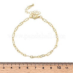 Gliederkettenarmband aus Messing für Damen&nbsp;BJEW-A065-04G