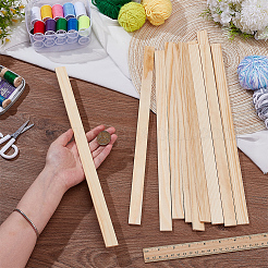 12 Stück Holz-Bastelstäbchen&nbsp;AJEW-BC0010-05A
