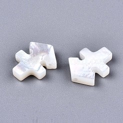 Shell perle bianche naturali&nbsp;X-SSHEL-ZX004-02G