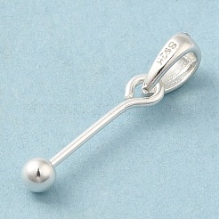 925 Sterling Silber Anhänger Bügel&nbsp;STER-P048-01A-S
