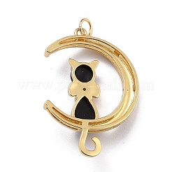 Ciondoli di zirconi in ottone&nbsp;ZIRC-H122-02G
