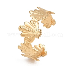 Braccialetti a polsino in acciaio inossidabile 304 per donna&nbsp;BJEW-D363-03B-G