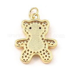 Zirconi in ottone con pendenti a conchiglia&nbsp;KK-K342-07G
