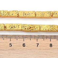 Fili di perline di ematite sintetica non magnetica elettrolitica&nbsp;G-U003-15A
