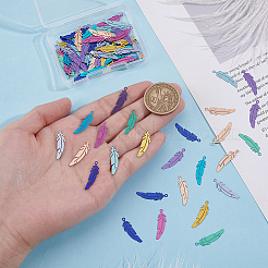 90 pièces 9 couleurs pendentifs en acier inoxydable&nbsp;STAS-GA0002-01