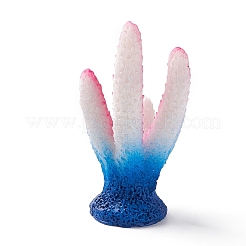 Ornements en résine imitation corail&nbsp;DJEW-G026-01A