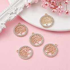 Legierung Kristall Strass Anhänger&nbsp;FIND-YW0003-63